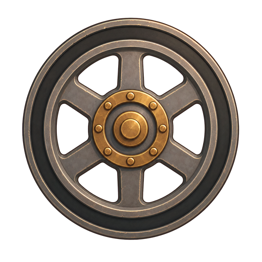 Large belt pulley